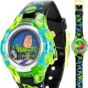 Buzz Lightyear Kids Light-Up Watch | Toy Story 4 LCD Digital Watch | Ages 4+